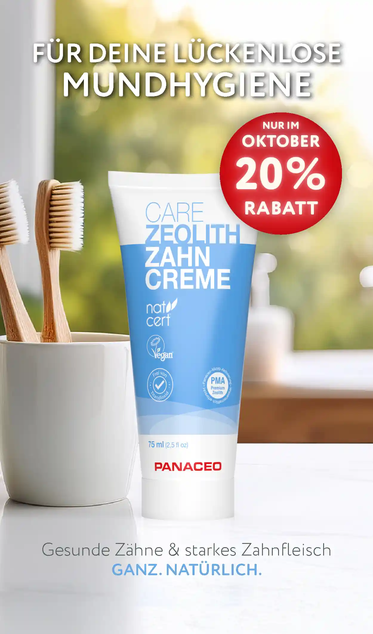 h-Zahncreme – 20 % Rabatt