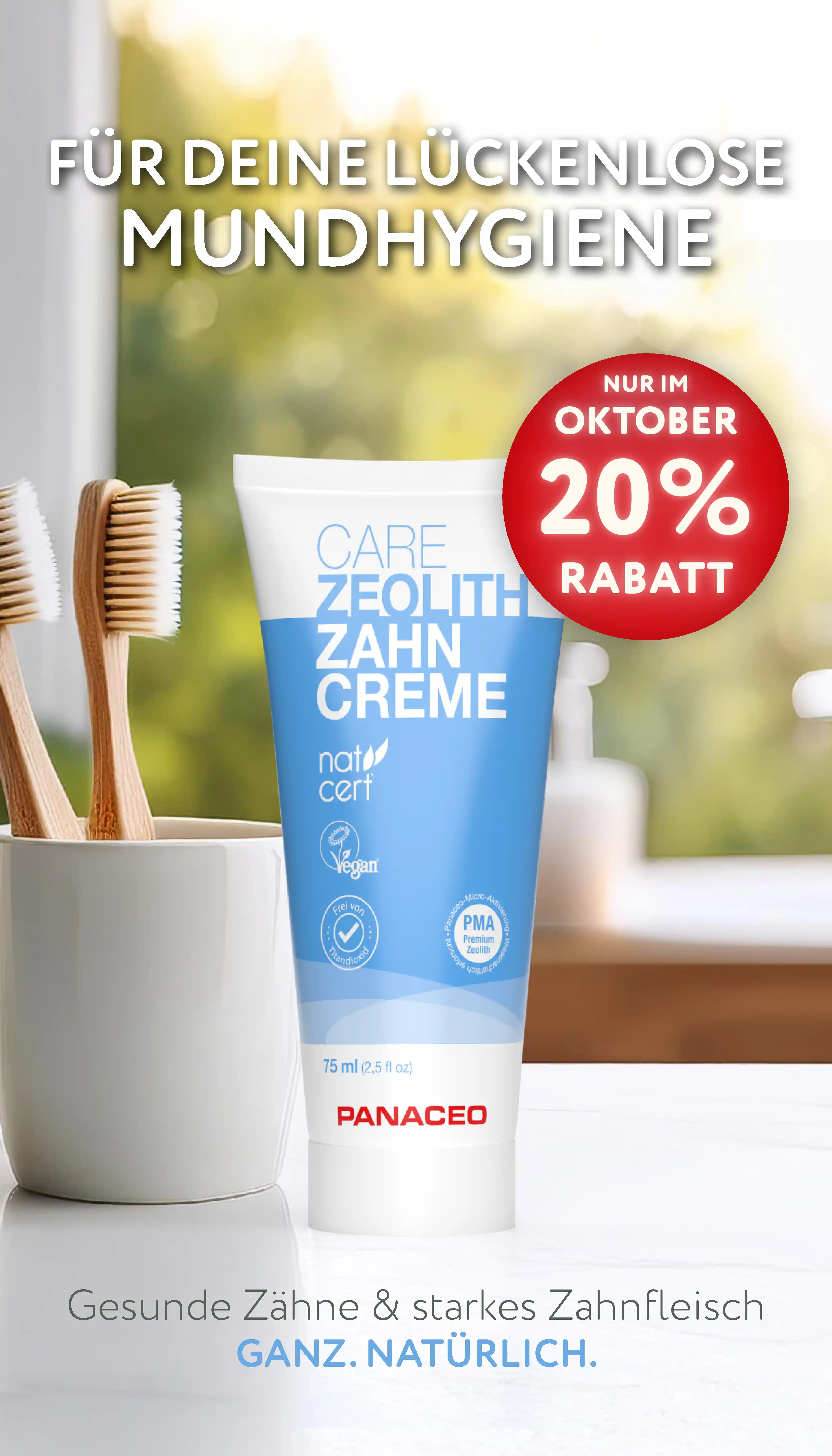 h-Zahncreme – 20 % Rabatt