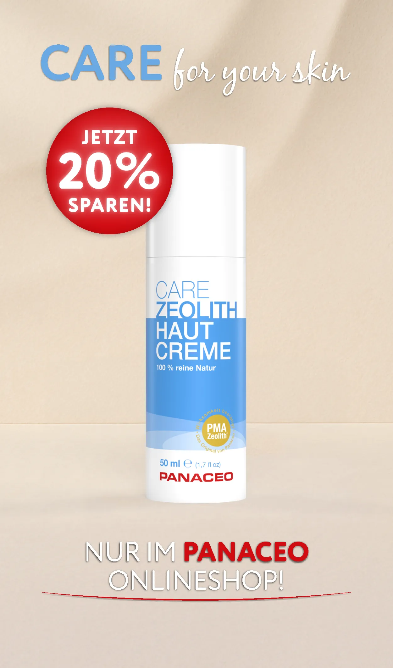 CARE Zeolith-Hautcreme